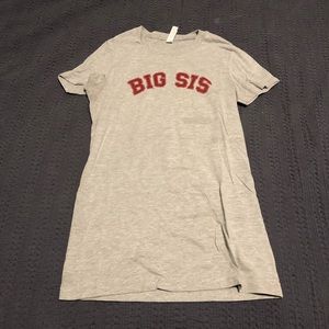 Big Sis fitted tee